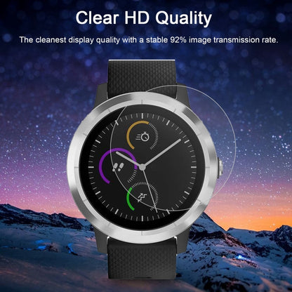 ENKAY Hat-Prince สำหรับ Garmin vivoactive 3 Smart Watch 0.2mm 9H ความแข็งพื้นผิว 2.15D ฟิล์มกันรอยนิรภัยป้องกันการระเบิด