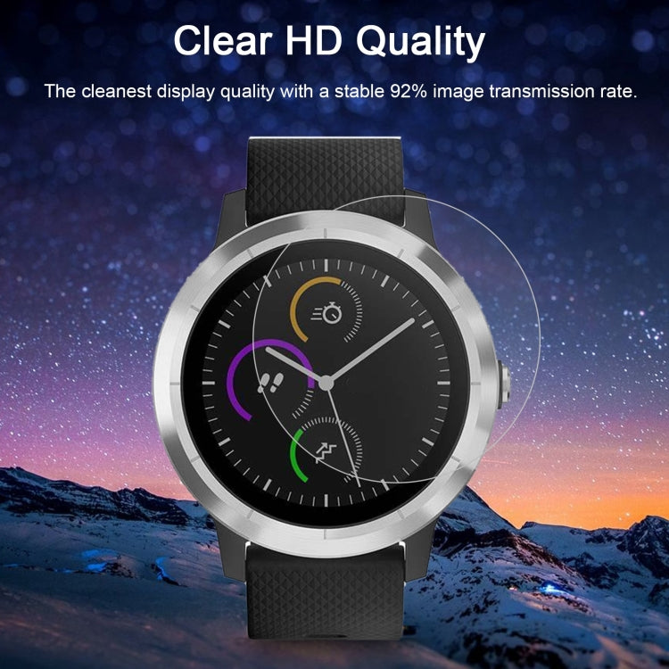2 PCS ENKAY Hat-Prince สำหรับ Garmin vivoactive 3 Smart Watch 0.2mm 9H ความแข็งพื้นผิว 2.15D ฟิล์มกันรอยนิรภัยป้องกันการระเบิด