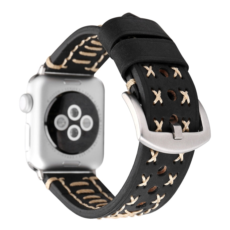 สำหรับ Apple Watch Ultra 49 มม./Series 8 & 7 45 มม./SE 2 & 6 & SE & 5 & 4 44 มม./3 & 2 & 1 42 มม.รูปแบบสายนาฬิกาข้อมือหนังแท้, For 42mm