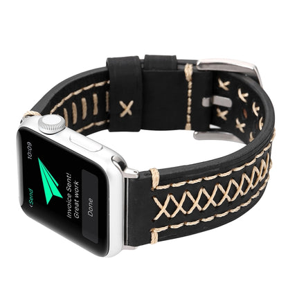 สำหรับ Apple Watch Ultra 49 มม./Series 8 & 7 45 มม./SE 2 & 6 & SE & 5 & 4 44 มม./3 & 2 & 1 42 มม.รูปแบบสายนาฬิกาข้อมือหนังแท้, For 42mm