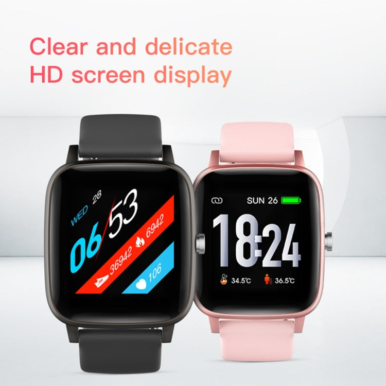 T98 สมาร์ทวอทช์หน้าจอสี 1.4 นิ้ว, กันน้ำ IP67, รองรับการวัดอุณหภูมิร่างกาย / การตรวจสอบอัตราการเต้นของหัวใจ / การตรวจสอบความดันโลหิต / การแจ้งเตือนอยู่ประจำ / แคลอรี่