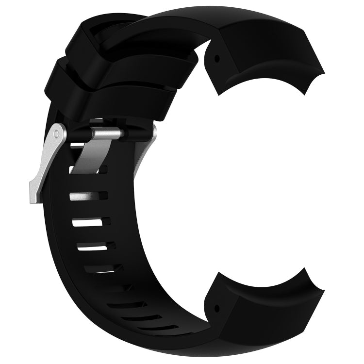 สายนาฬิกาซิลิโคนสำหรับ SUUNTO Core ALU สีดำ