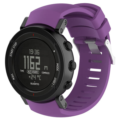 สายนาฬิกาซิลิโคนสำหรับ SUUNTO Core ALU สีดำ