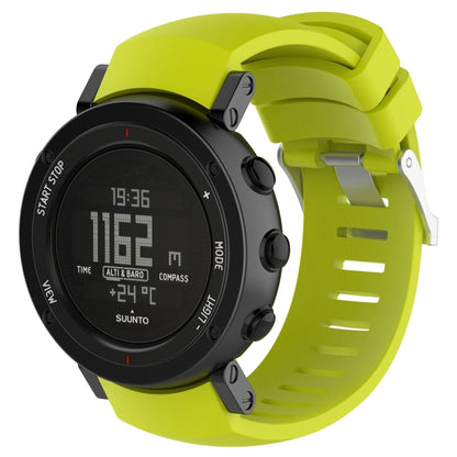 สายนาฬิกาซิลิโคนสำหรับ SUUNTO Core ALU สีดำ