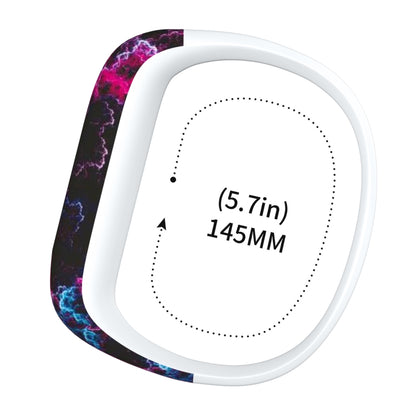 สายนาฬิกาซิลิโคนลายขนนกสีสันสดใสสำหรับ Garmin Vivofit JR ขนาด: เล็ก