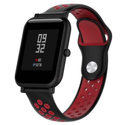 สายนาฬิกาซิลิโคนสปอร์ตสองสีสำหรับ Huawei Watch Series 1 18mm