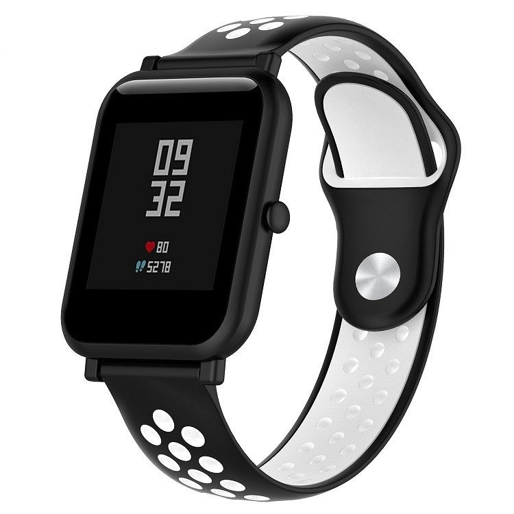 สายนาฬิกาซิลิโคนสปอร์ตสองสีสำหรับ Huawei Watch Series 1 18mm