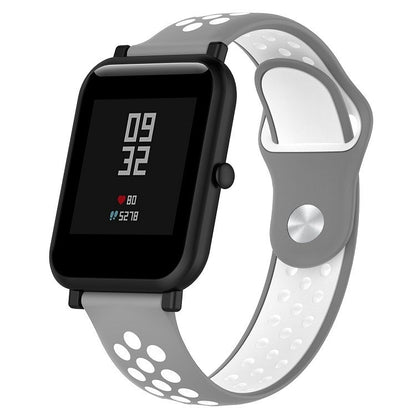 สายนาฬิกาซิลิโคนสปอร์ตสองสีสำหรับ Huawei Watch Series 1 18mm