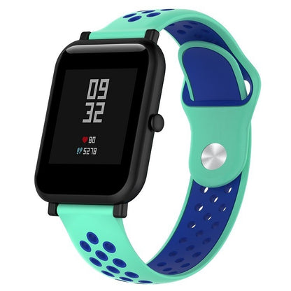 สายนาฬิกาซิลิโคนสปอร์ตสองสีสำหรับ Huawei Watch Series 1 18mm