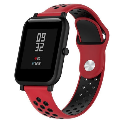 สายนาฬิกาซิลิโคนสปอร์ตสองสีสำหรับ Huawei Watch Series 1 18mm