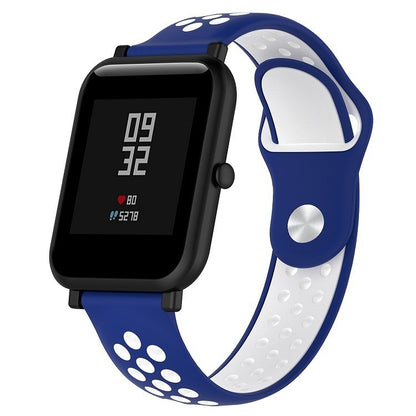 สายนาฬิกาซิลิโคนสปอร์ตสองสีสำหรับ Huawei Watch Series 1 18mm