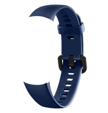 สายนาฬิกาซิลิโคนสีทึบสำหรับ Huawei Honor Band 4