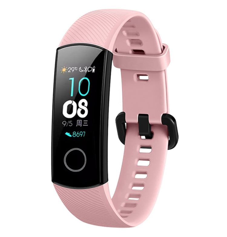 สายนาฬิกาซิลิโคนสีทึบสำหรับ Huawei Honor Band 4