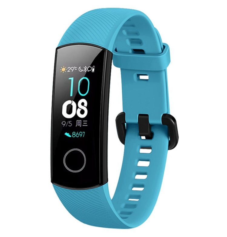 สายนาฬิกาซิลิโคนสีทึบสำหรับ Huawei Honor Band 4