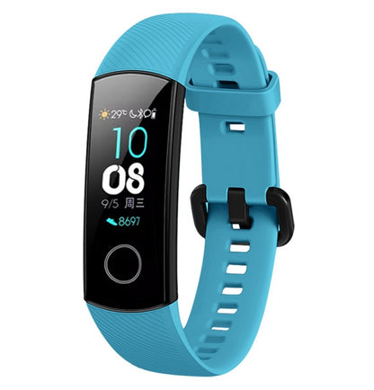 สายนาฬิกาซิลิโคนสีทึบสำหรับ Huawei Honor Band 4