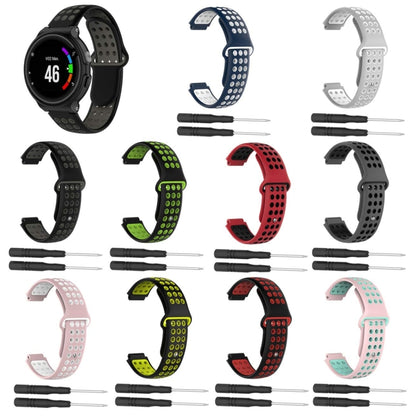 สายนาฬิกาสปอร์ตซิลิโคนสีคู่สำหรับผู้เบิกทาง Garmin 220 / Approach S5 / S20