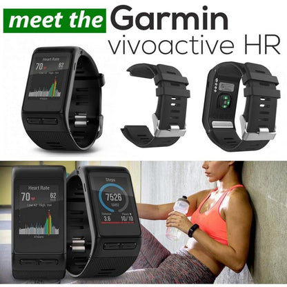 สายนาฬิกาซิลิโคนแบบสปอร์ตสำหรับ Garmin Vivoactive HR