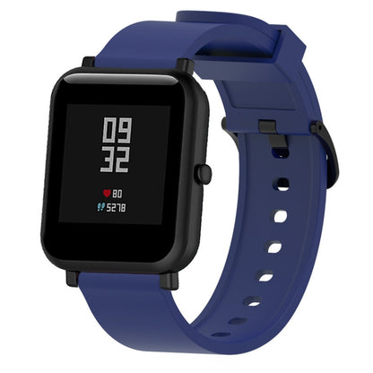 สายนาฬิกาซิลิโคนเคลือบเงาแบบสปอร์ตสำหรับ Huami Amazfit Bip Lite รุ่น 20 มม