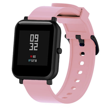 สายนาฬิกาซิลิโคนเคลือบเงาแบบสปอร์ตสำหรับ Huami Amazfit Bip Lite รุ่น 20 มม