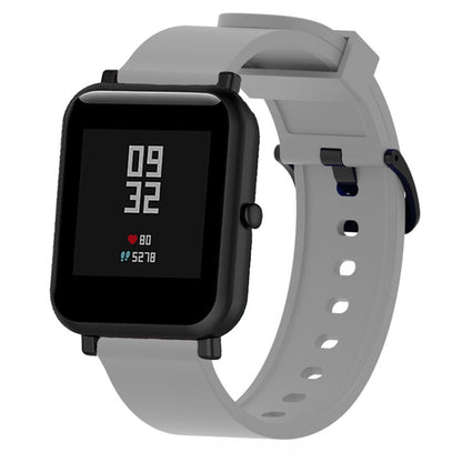 สายนาฬิกาซิลิโคนเคลือบเงาแบบสปอร์ตสำหรับ Huami Amazfit Bip Lite รุ่น 20 มม