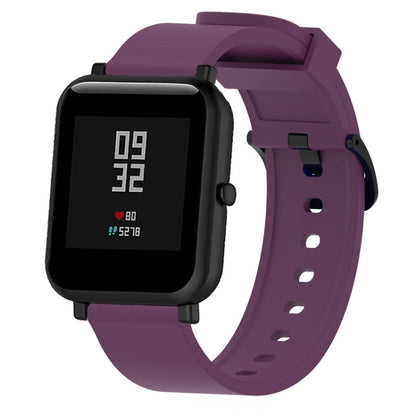 สายนาฬิกาซิลิโคนเคลือบเงาแบบสปอร์ตสำหรับ Huami Amazfit Bip Lite รุ่น 20 มม