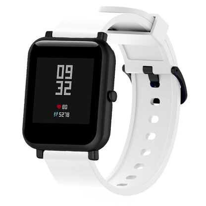 สายนาฬิกาซิลิโคนเคลือบเงาแบบสปอร์ตสำหรับ Huami Amazfit Bip Lite รุ่น 20 มม