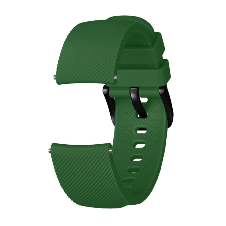 สายนาฬิกาซิลิโคนเนื้อม้าบ้าสำหรับ Huami Amazfit Bip Lite รุ่น 20 มม