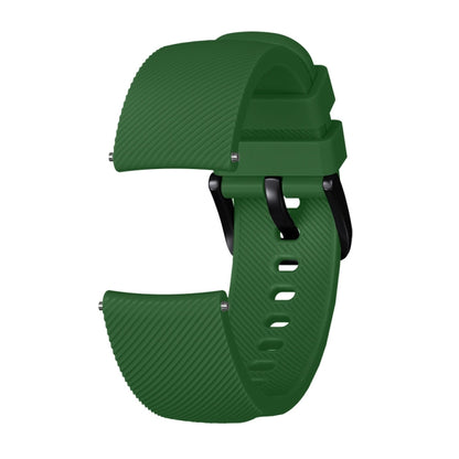 สายนาฬิกาซิลิโคนเนื้อม้าบ้าสำหรับ Huami Amazfit Bip Lite รุ่น 20 มม