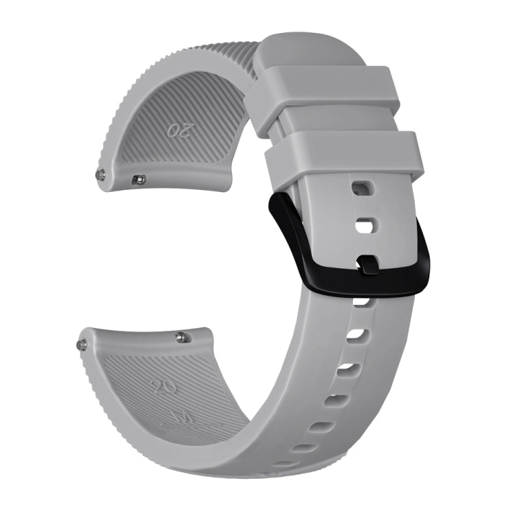 สายนาฬิกาซิลิโคนเนื้อม้าบ้าสำหรับ Huami Amazfit Bip Lite รุ่น 20 มม