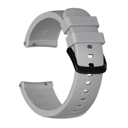 สายนาฬิกาซิลิโคนเนื้อม้าบ้าสำหรับ Huami Amazfit Bip Lite รุ่น 20 มม