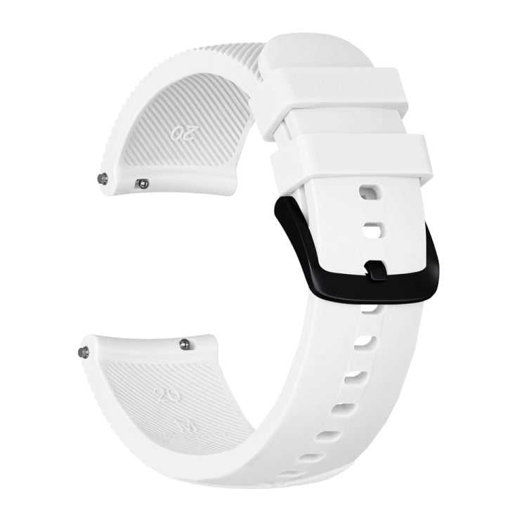 สายนาฬิกาซิลิโคนเนื้อม้าบ้าสำหรับ Huami Amazfit Bip Lite รุ่น 20 มม