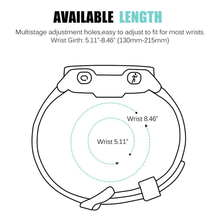สายนาฬิกาซิลิโคนแบบสปอร์ตสำหรับผู้เบิกทาง Garmin 235