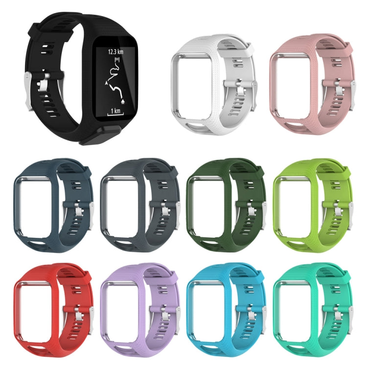 สายนาฬิกาซิลิโคนแบบสปอร์ตสำหรับ Tomtom Runner 2/3 Series