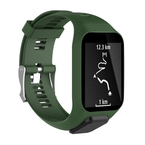 สายนาฬิกาซิลิโคนแบบสปอร์ตสำหรับ Tomtom Runner 2/3 Series