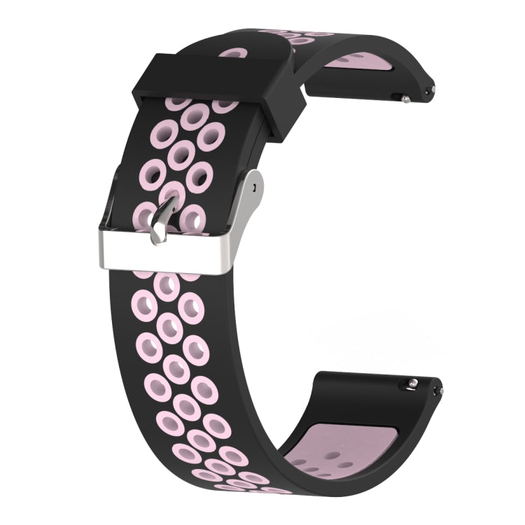 สายนาฬิกาสปอร์ตซิลิโคนสองสีสำหรับ Xiaomi Huami Amazfit Bip Lite รุ่น 20 มม