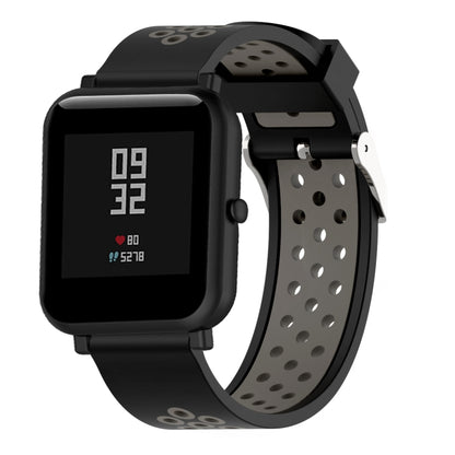 สายนาฬิกาสปอร์ตซิลิโคนสองสีสำหรับ Xiaomi Huami Amazfit Bip Lite รุ่น 20 มม