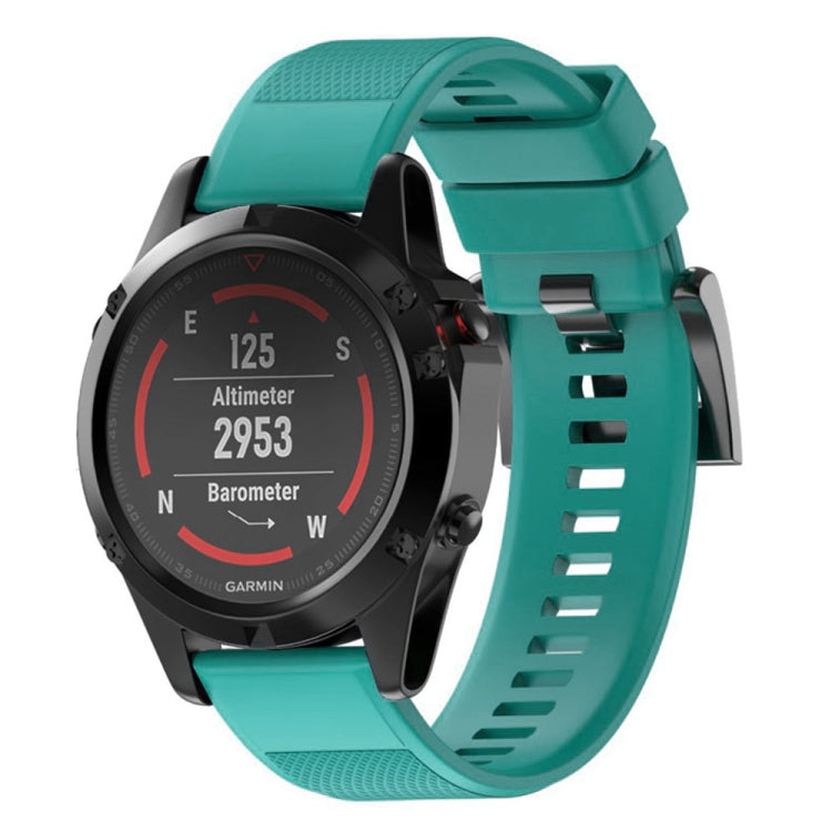 สายนาฬิกาซิลิโคนแบบถอดได้รวดเร็วสำหรับ Fenix 5 22 มม
