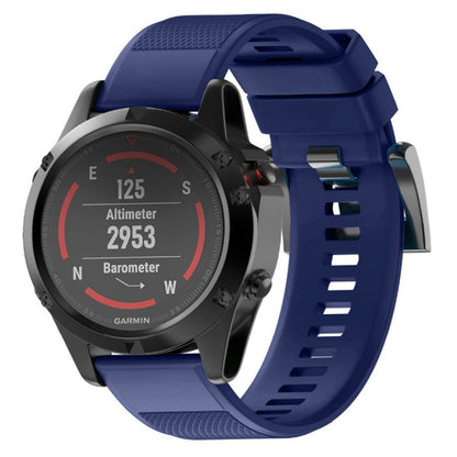 สายนาฬิกาซิลิโคนแบบถอดได้รวดเร็วสำหรับ Fenix 5 22 มม