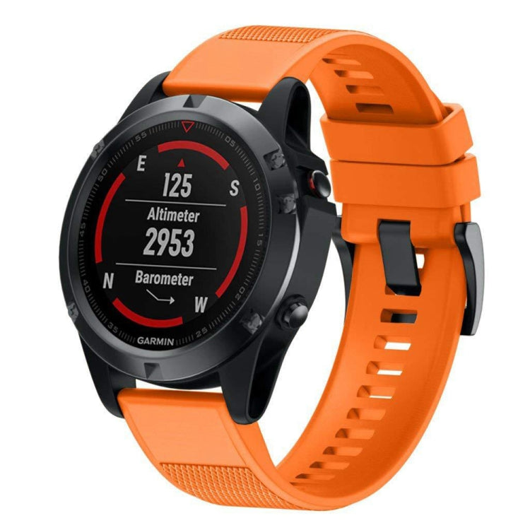 สายนาฬิกาซิลิโคนแบบถอดได้รวดเร็วสำหรับ Fenix 5 22 มม
