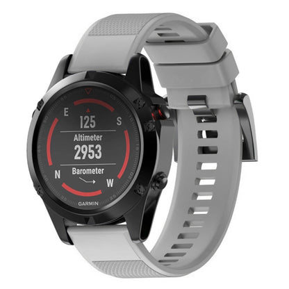 สายนาฬิกาซิลิโคนแบบถอดได้รวดเร็วสำหรับ Fenix 5 22 มม
