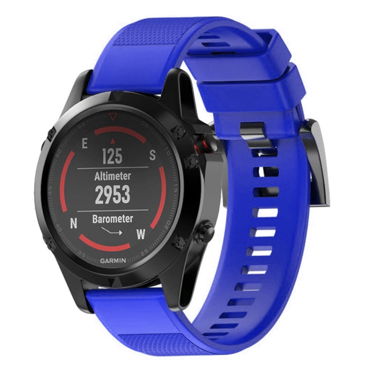 สายนาฬิกาซิลิโคนแบบถอดได้รวดเร็วสำหรับ Fenix 5 22 มม