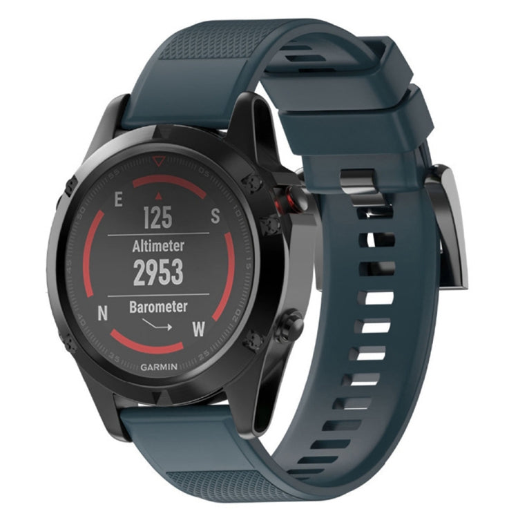 สายนาฬิกาซิลิโคนแบบถอดได้รวดเร็วสำหรับ Fenix 5 22 มม