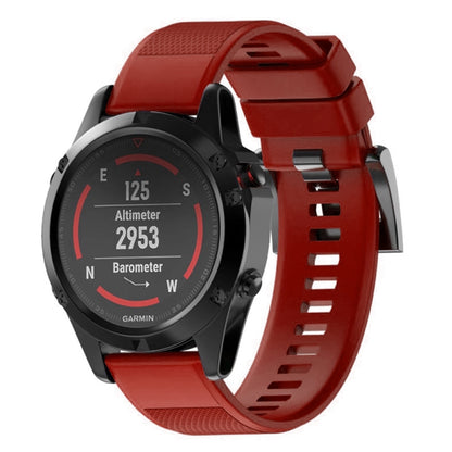 สายนาฬิกาซิลิโคนแบบถอดได้รวดเร็วสำหรับ Fenix 5 22 มม
