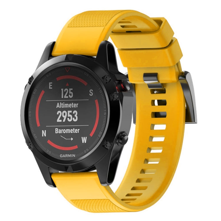 สายนาฬิกาซิลิโคนแบบถอดได้รวดเร็วสำหรับ Fenix 5 22 มม