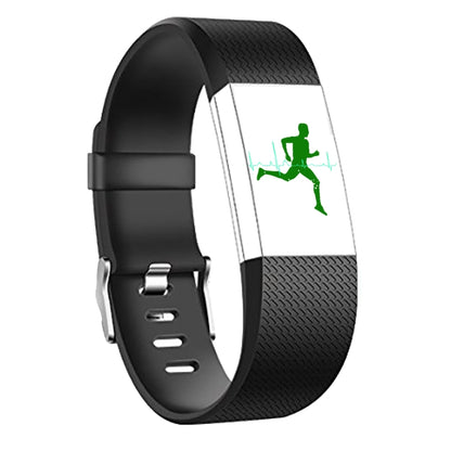 สายนาฬิกาสปอร์ตแบบปรับได้ทรงสี่เหลี่ยมสำหรับ FITBIT Charge 2, ขนาด: L, 12.5x8.5 ซม., L, Aqua Blue, L, Black, L, Coral Red, L, Dark Purple, L, Pink, L, Green, L, Grey, L, Blue, L, Light Pink, L, Light Purple, L, Mint Green, L, Navy Blue, L, Purple, L, C...