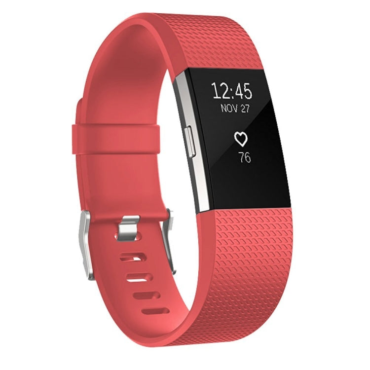 สายนาฬิกาสปอร์ตแบบปรับได้ทรงสี่เหลี่ยมสำหรับ FITBIT Charge 2, ขนาด: L, 12.5x8.5 ซม., L, Aqua Blue, L, Black, L, Coral Red, L, Dark Purple, L, Pink, L, Green, L, Grey, L, Blue, L, Light Pink, L, Light Purple, L, Mint Green, L, Navy Blue, L, Purple, L, C...