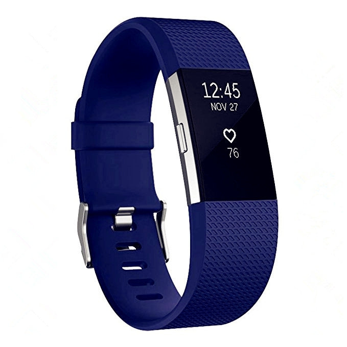 สายนาฬิกาสปอร์ตแบบปรับได้ทรงสี่เหลี่ยมสำหรับ FITBIT Charge 2, ขนาด: L, 12.5x8.5 ซม., L, Aqua Blue, L, Black, L, Coral Red, L, Dark Purple, L, Pink, L, Green, L, Grey, L, Blue, L, Light Pink, L, Light Purple, L, Mint Green, L, Navy Blue, L, Purple, L, C...