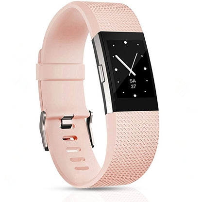 สายนาฬิกาสปอร์ตแบบปรับได้ทรงสี่เหลี่ยมสำหรับ FITBIT Charge 2, ขนาด: L, 12.5x8.5 ซม., L, Aqua Blue, L, Black, L, Coral Red, L, Dark Purple, L, Pink, L, Green, L, Grey, L, Blue, L, Light Pink, L, Light Purple, L, Mint Green, L, Navy Blue, L, Purple, L, C...