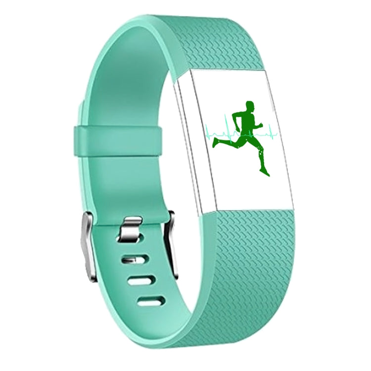 สายนาฬิกาสปอร์ตแบบปรับได้ทรงสี่เหลี่ยมสำหรับ FITBIT Charge 2, ขนาด: L, 12.5x8.5 ซม., L, Aqua Blue, L, Black, L, Coral Red, L, Dark Purple, L, Pink, L, Green, L, Grey, L, Blue, L, Light Pink, L, Light Purple, L, Mint Green, L, Navy Blue, L, Purple, L, C...