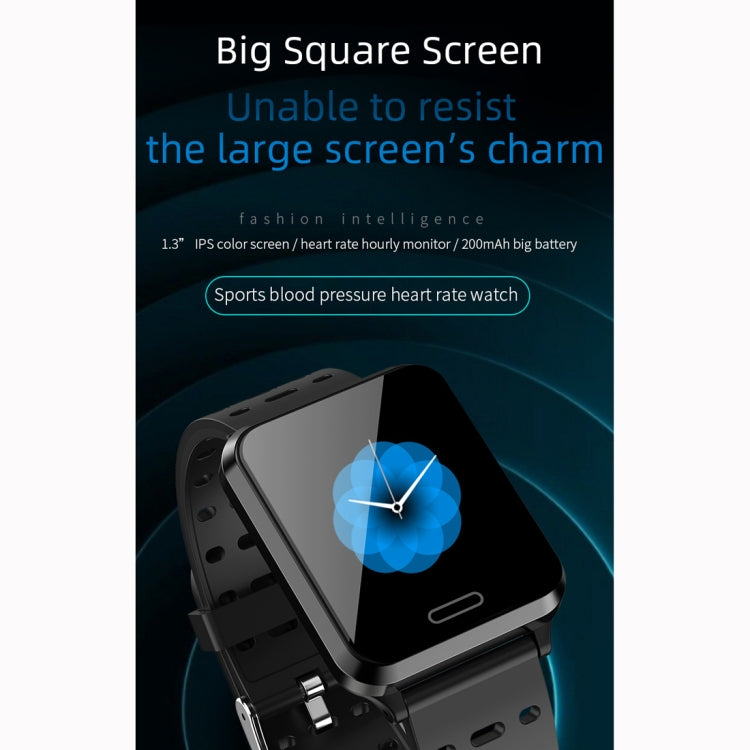 P2 1.3 นิ้วหน้าจอสี IPS IP67 สายรัดข้อมือสมาร์ทวอทช์กันน้ำ, รองรับการแจ้งเตือนข้อความ / เครื่องวัดอัตราการเต้นของหัวใจ / การตรวจสอบออกซิเจนในเลือด / การตรวจสอบความดันโลหิต / การตรวจสอบการนอนหลับ